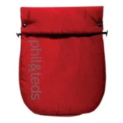 Phil&teds Promenade/Smart Cosy Toes Fußwärmer - Cherry / Rot