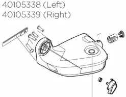 Thule Chariot Ersatzteil Versa Wing 4.0 - L 17-X Links