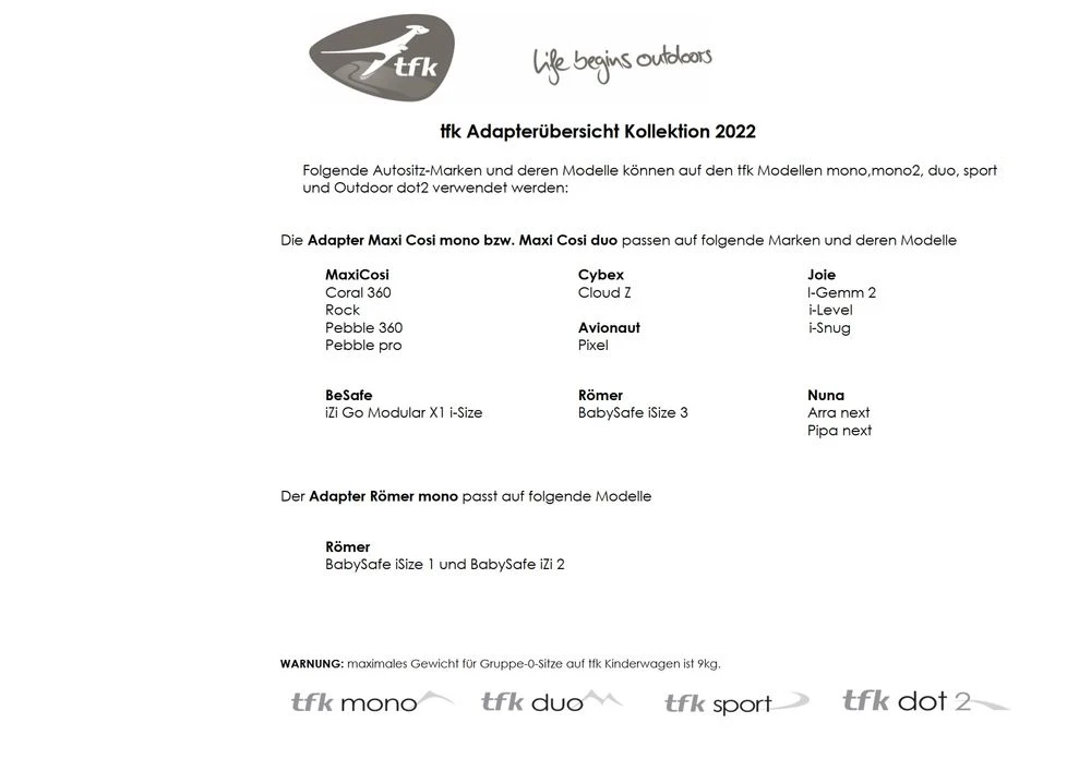 TFK, Maxi Cosi Adapter FĂŒr Mono 2 â Bild 2