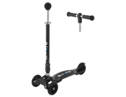 Micro Kickboard Compact Black Kinderroller KB0020
