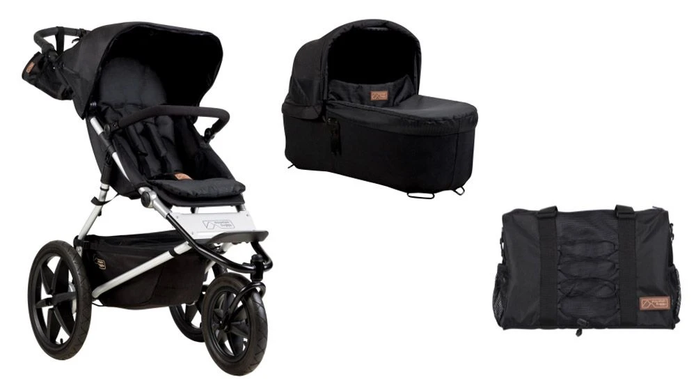 Mountain Buggy Terrain 2018 Onyx Incl. Babyschale Und Elterntasche