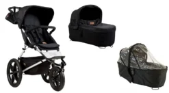 Mountain Buggy Terrain 2018 Onyx Incl. Babyschale Und Regenschutz Für Babywanne