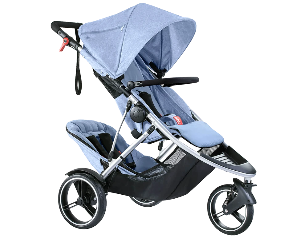 Phil & Teds Dash Double Kit Blue Marl – Bild 2